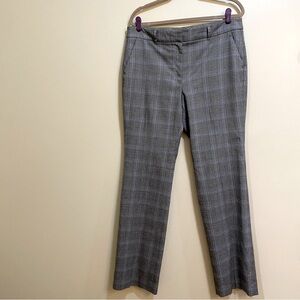 White House Black Market “The Slim” lined plaid pants, size 12
